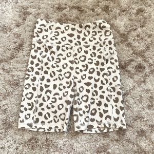 Cheetah Biker Shorts